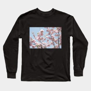 Pastel Cherry Blossoms Long Sleeve T-Shirt